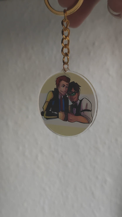 Borderlands: Gayperion - double sided acrylic charm