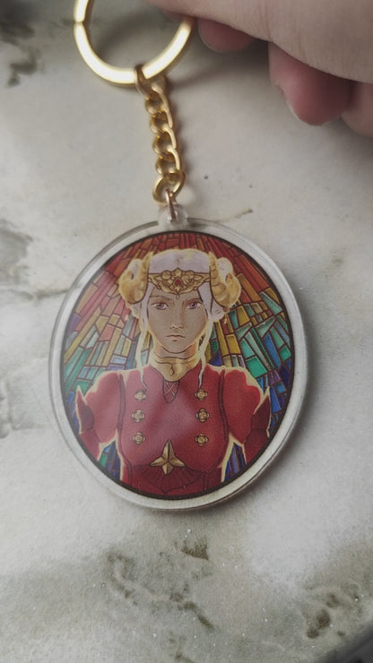 Fire Emblem (Three Houses): Edelgard - double sided acrylic keychain