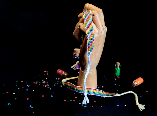 Pride Jewelry: Rainbow pattern - wristband