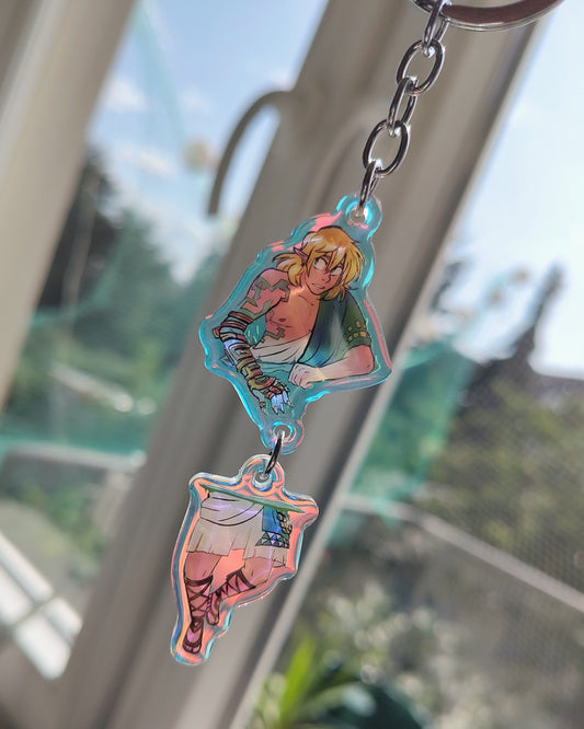 The Legend Of Zelda - Tears of the Kingdom: Link Ascending - Acrylic keychain