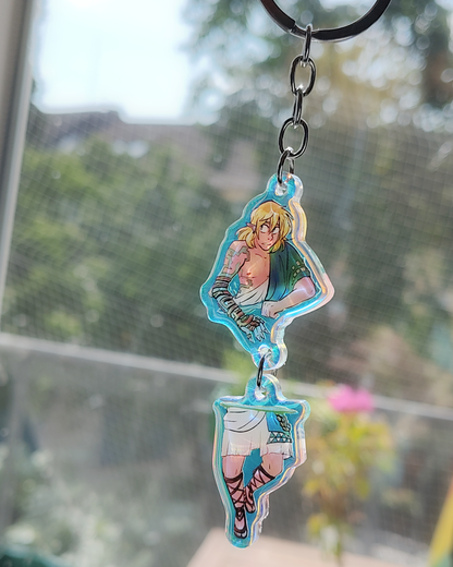 The Legend Of Zelda - Tears of the Kingdom: Link Ascending - Acrylic keychain