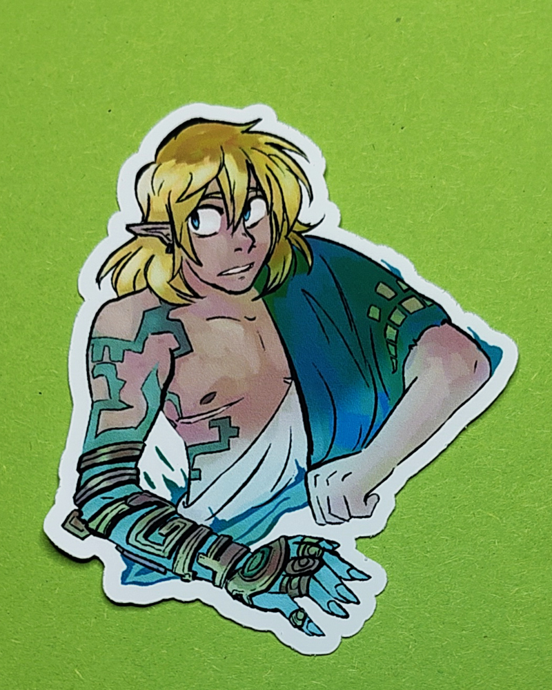 Legend of Zelda (Tears of the Kingdom): Link Ascending - Stickers