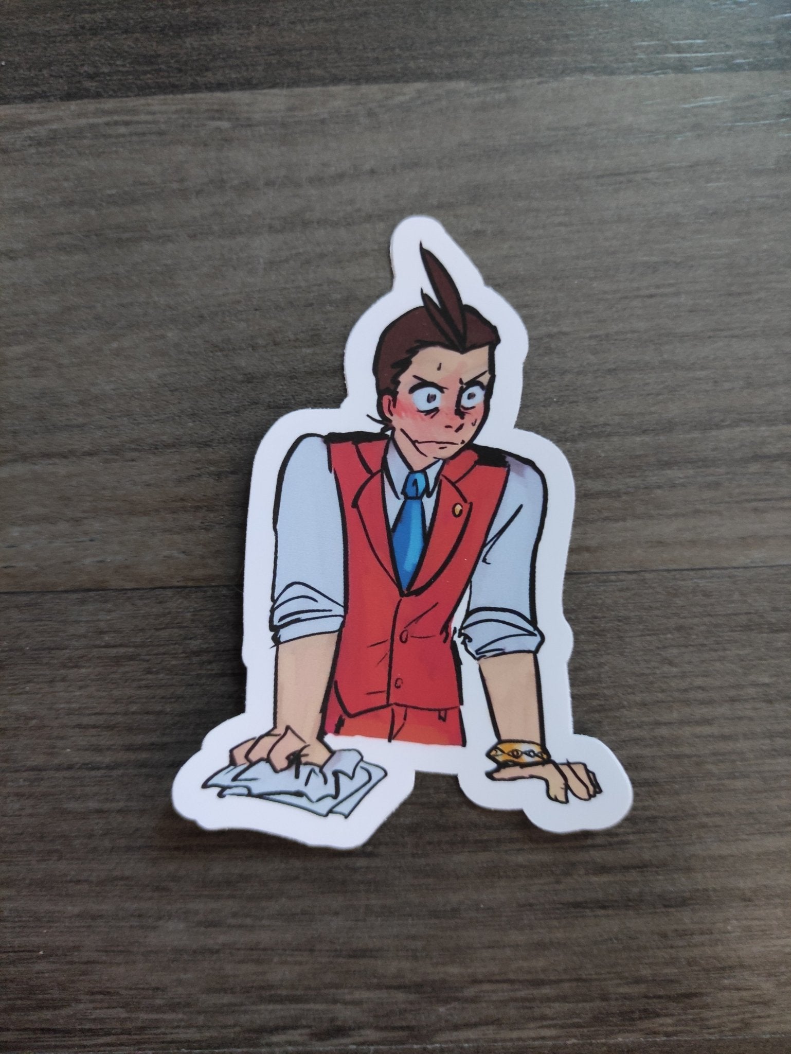 Ace Attorney - Apollo Justice Sticker - Stickers - Unleash The Merch!