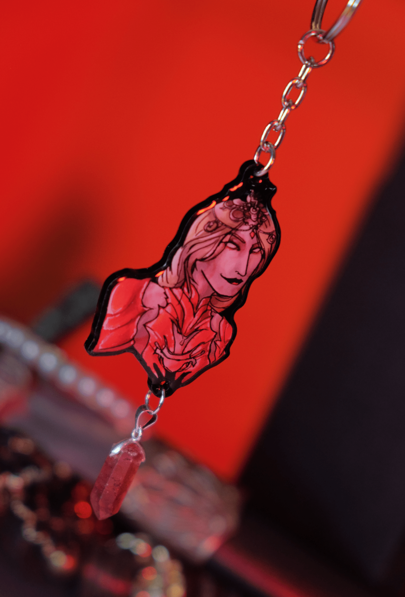 Baldur's Gate 3: The Chosen Three - Single - sided acyrlic keychain with Netherstone - Acrylic Charm - Unleash The Merch!