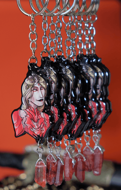 Baldur's Gate 3: The Chosen Three - Single - sided acyrlic keychain with Netherstone - Acrylic Charm - Unleash The Merch!