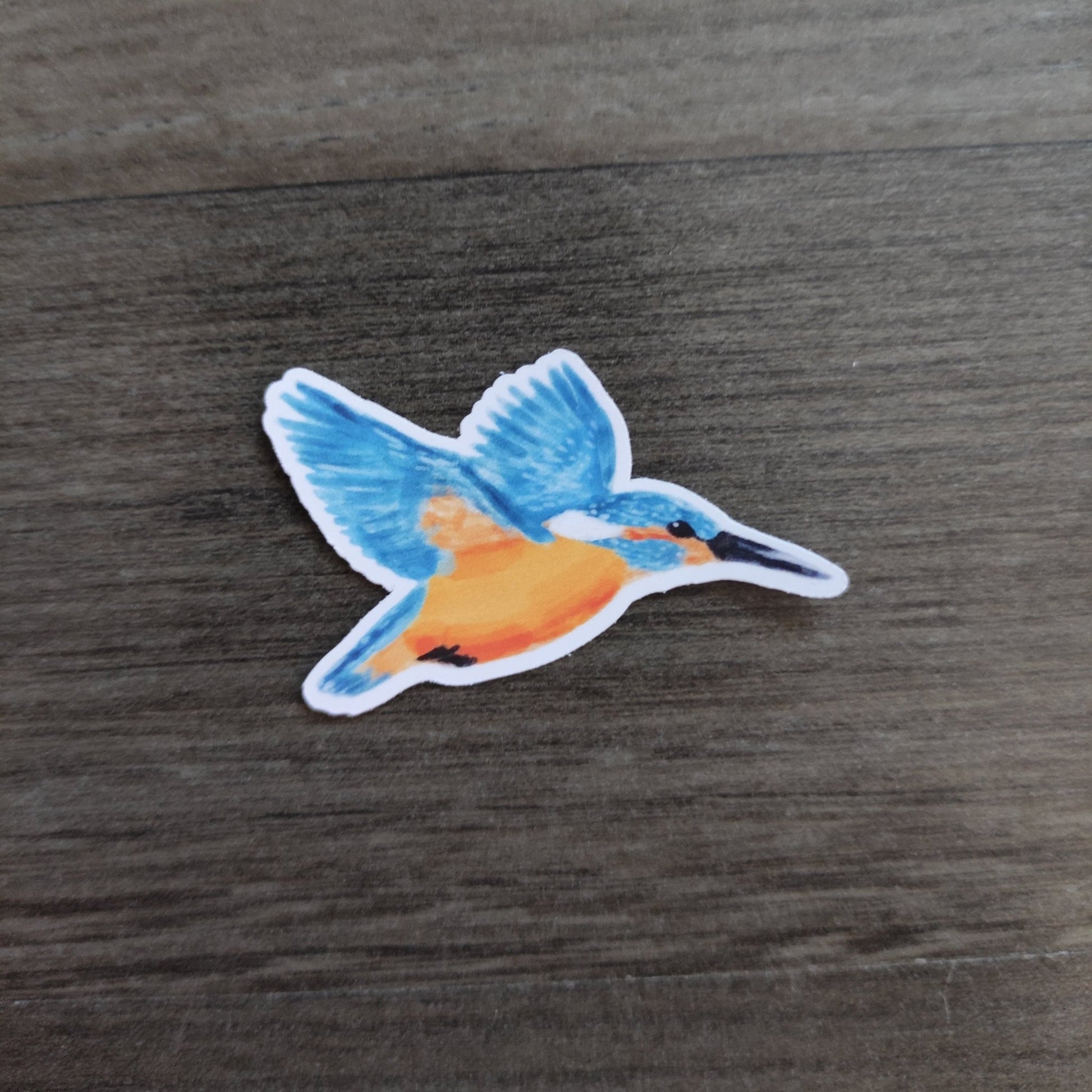 Eurasian Birds: Kingfisher - stickers - Stickers - Unleash The Merch!