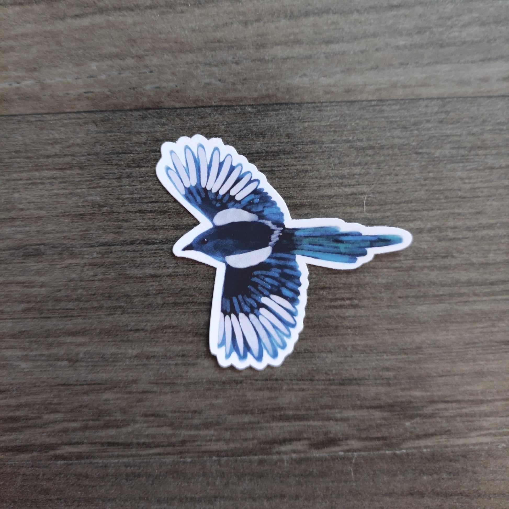 Eurasian Birds: Magpie - stickers - Stickers - Unleash The Merch!