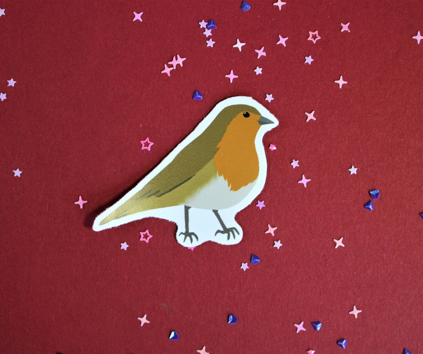 Eurasian Birds: Robin - Stickers - Stickers - Unleash The Merch!