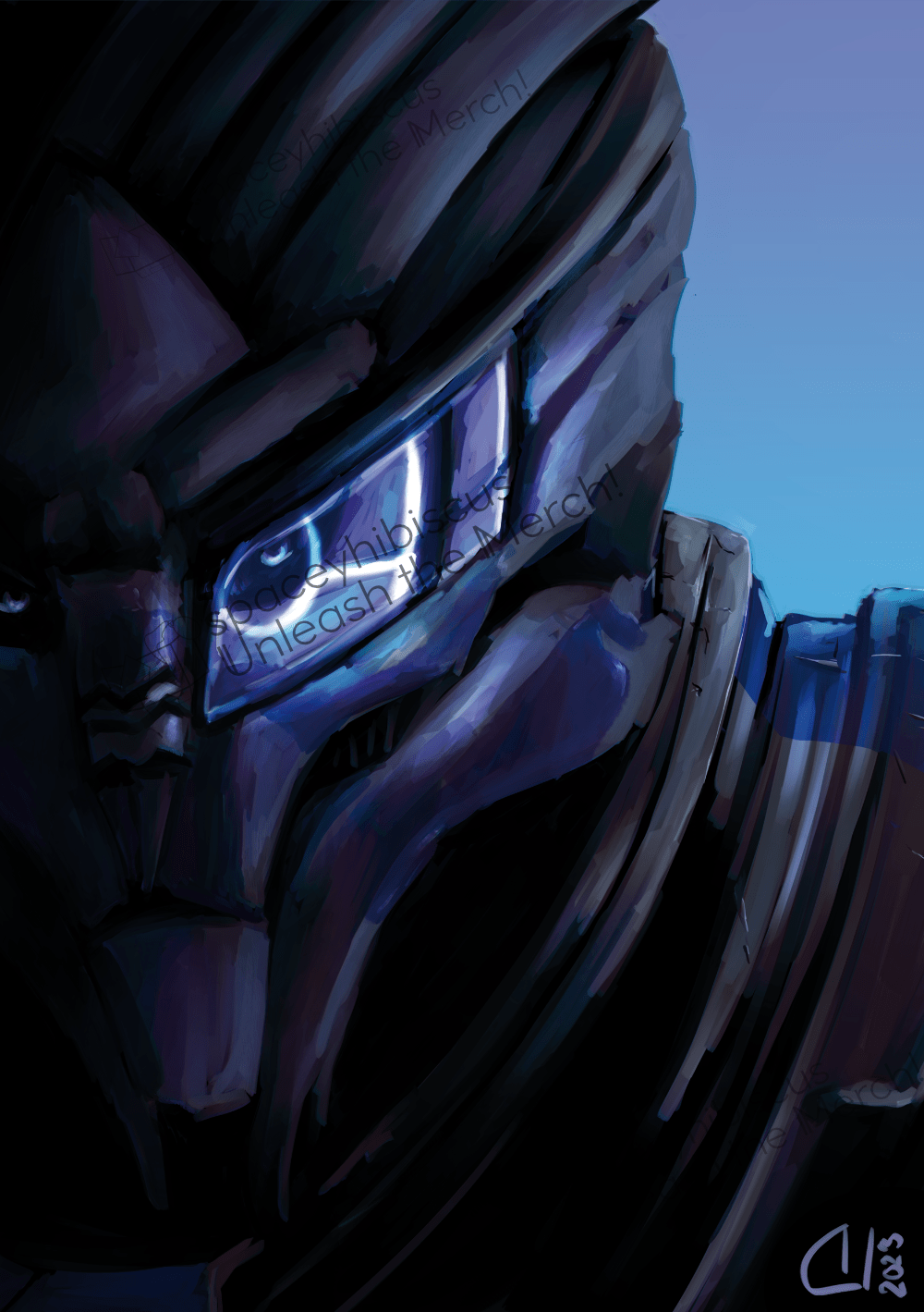 Mass Effect: Garrus Vakarian - Print - Art Print - Unleash The Merch!