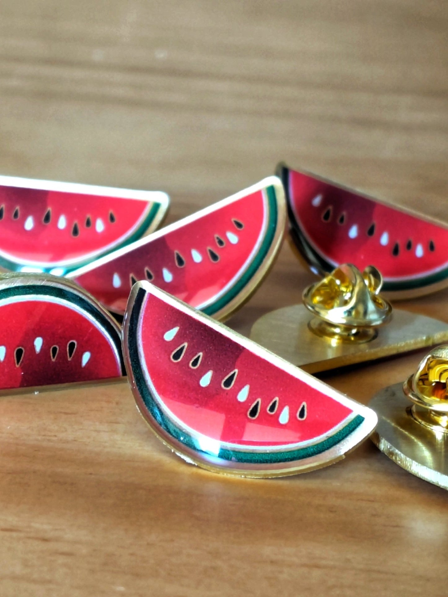 Merch for Palestine - Watermelon Pin - Metal Pin - Unleash The Merch!