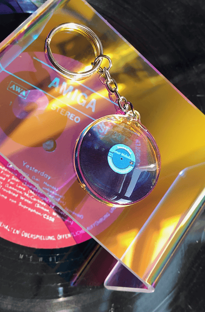 Motif Vinyls: Sonar Melodies - double sided acrylic keychain - Acrylic Charm - Unleash The Merch!