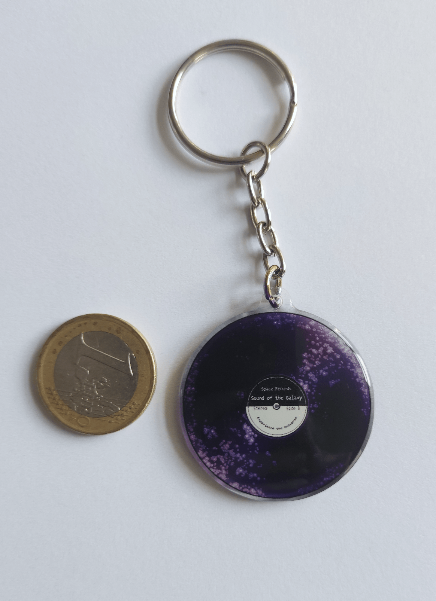 Motif Vinyls: Sound of the Galaxy - double sided acrylic keychains - Acrylic Charm - Unleash The Merch!