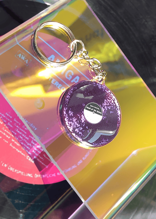 Motif Vinyls: Sound of the Galaxy - double sided acrylic keychains - Acrylic Charm - Unleash The Merch!