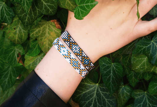 Original Pattern: "Morning sky" - boho wristband - Unleash The Merch!