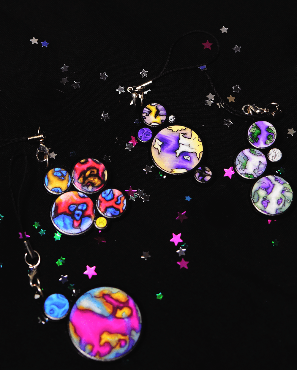 Planet Pride: Asexual - Single - sided acrylic keychain - Charms - Unleash The Merch!