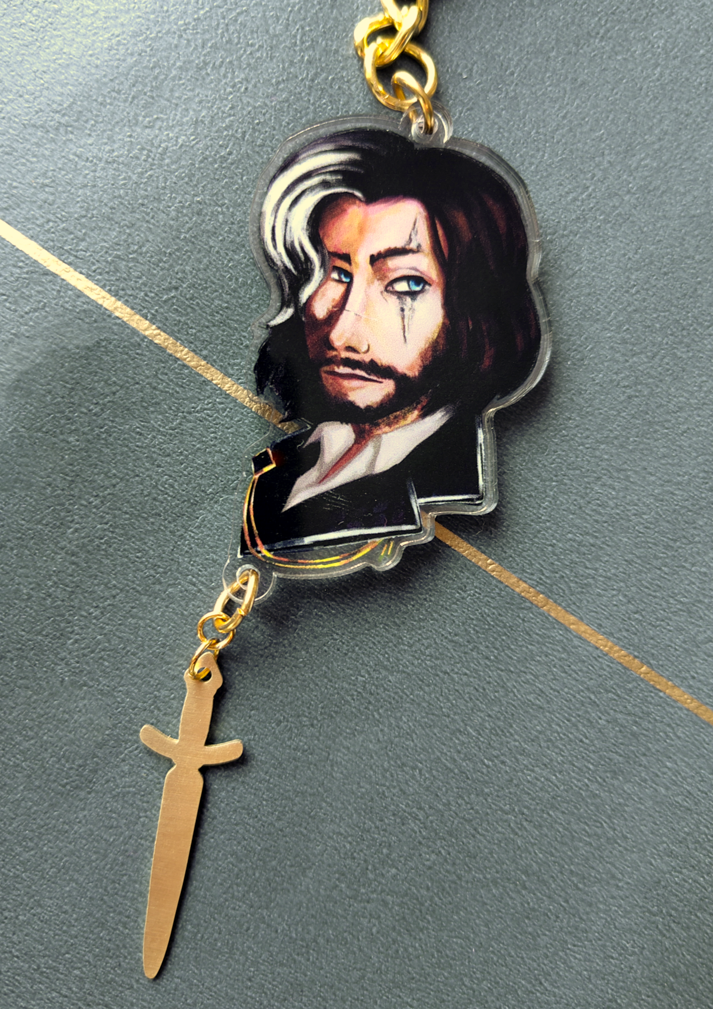 Clair Obscure: Expedition 33 - acrylic keychains with metal pendants