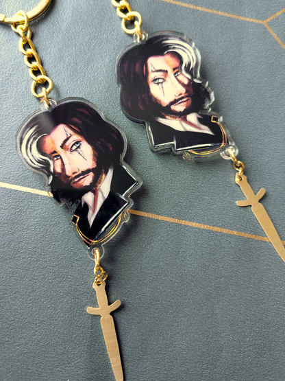 Clair Obscure: Expedition 33 - acrylic keychains with metal pendants